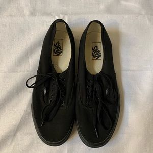 All black vans size 11 (men’s)